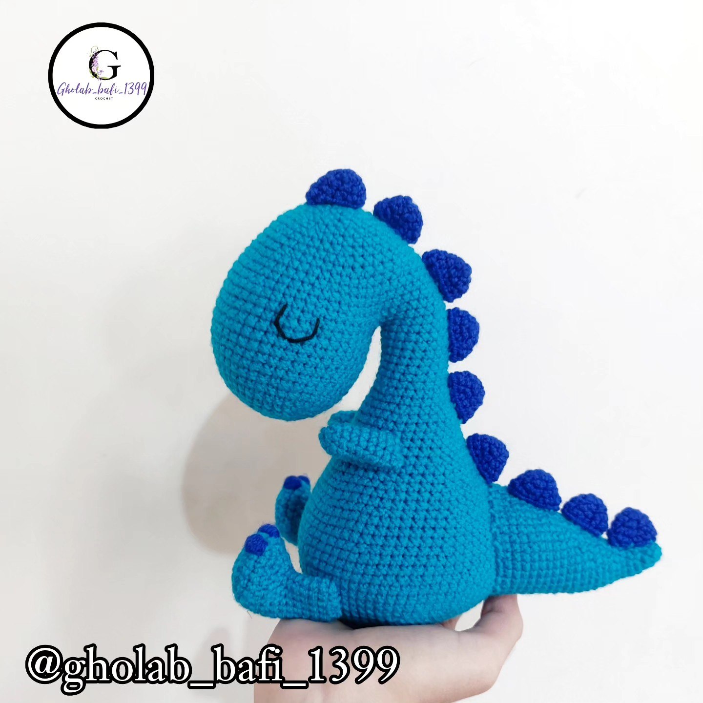 عروسک بافتنی دایناسور🦖