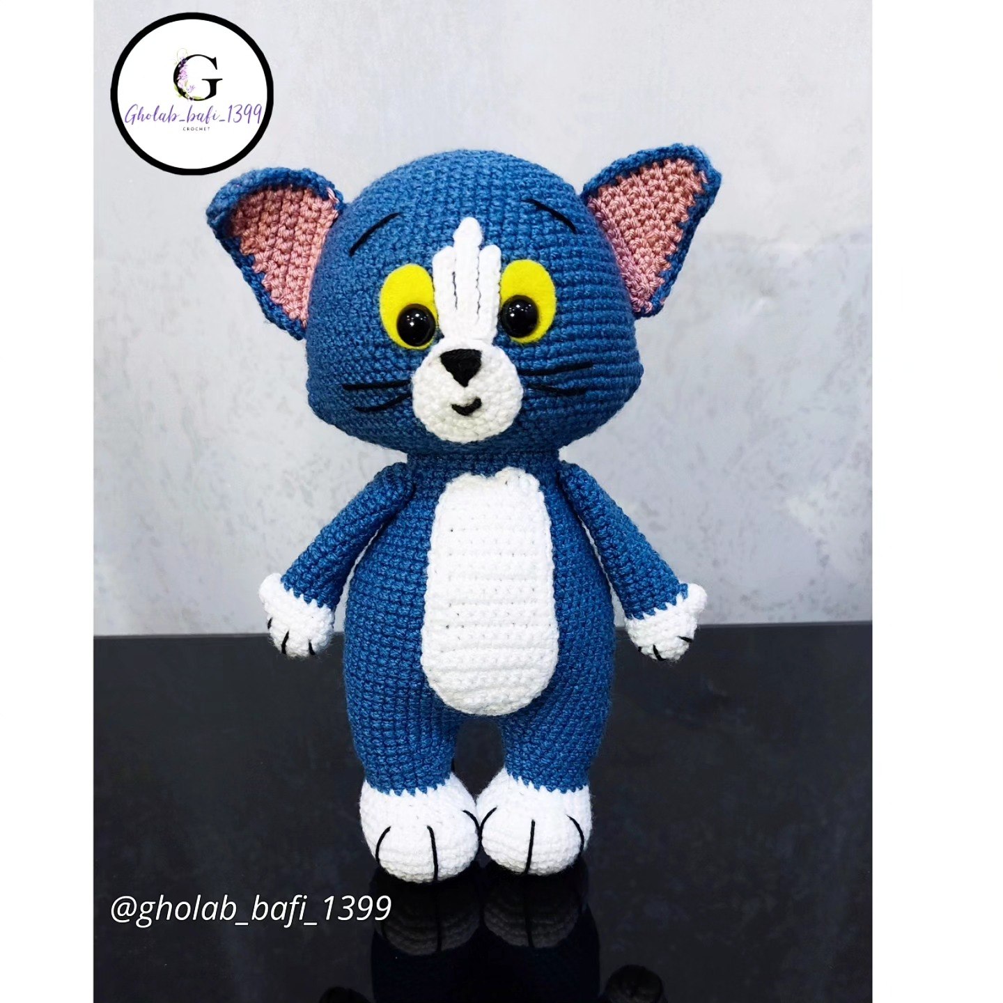 عروسک تام و جری 🐱🐭💙🧶