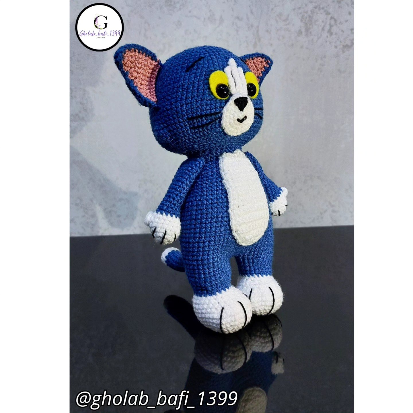 عروسک تام و جری 🐱🐭💙🧶
