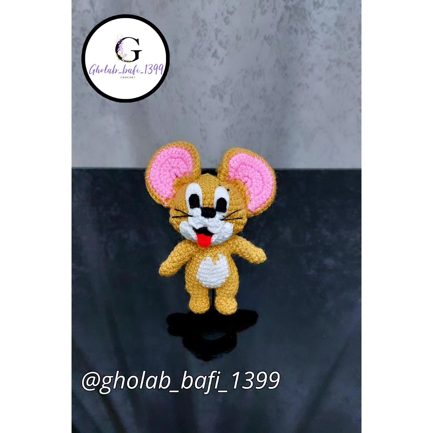 عروسک تام و جری 🐱🐭💙🧶