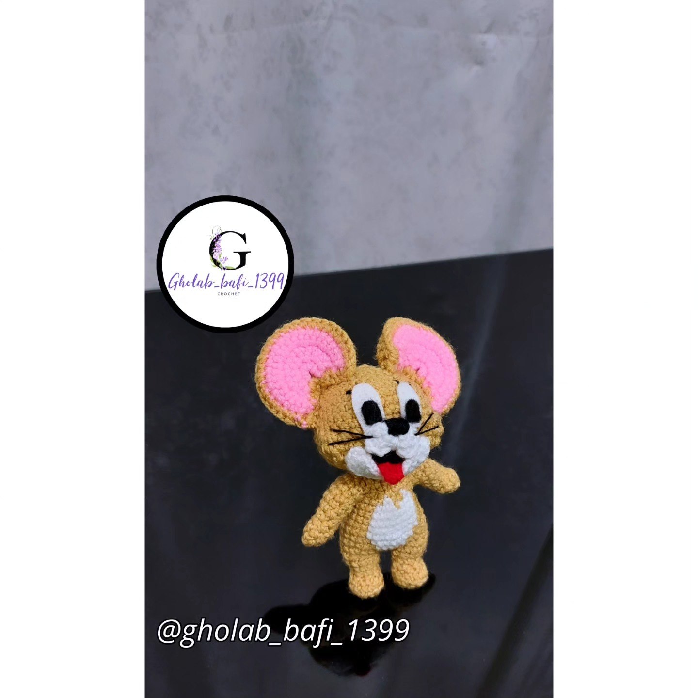 عروسک تام و جری 🐱🐭💙🧶