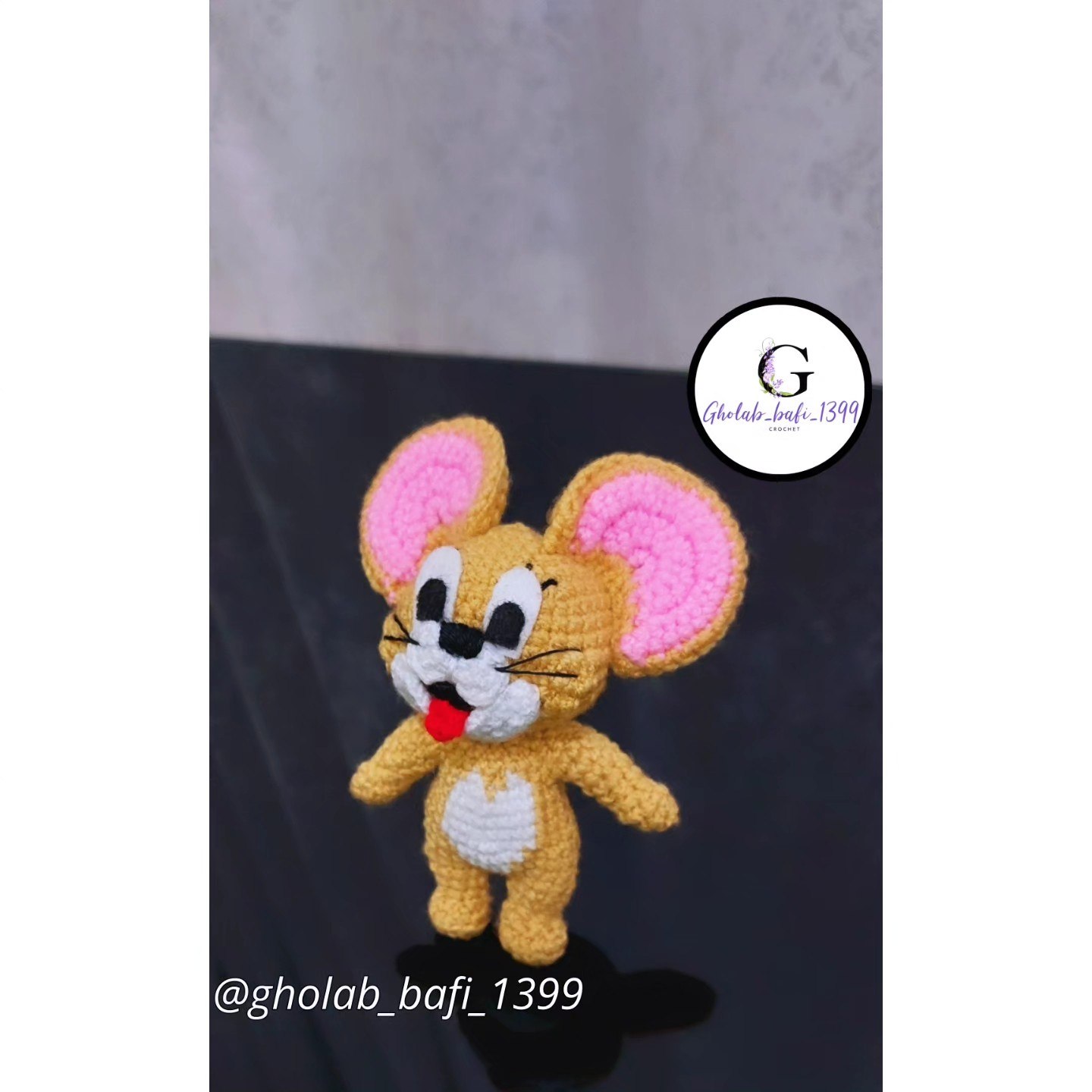 عروسک تام و جری 🐱🐭💙🧶